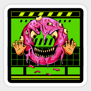 CREEPY DONUT MONSTERS Sticker